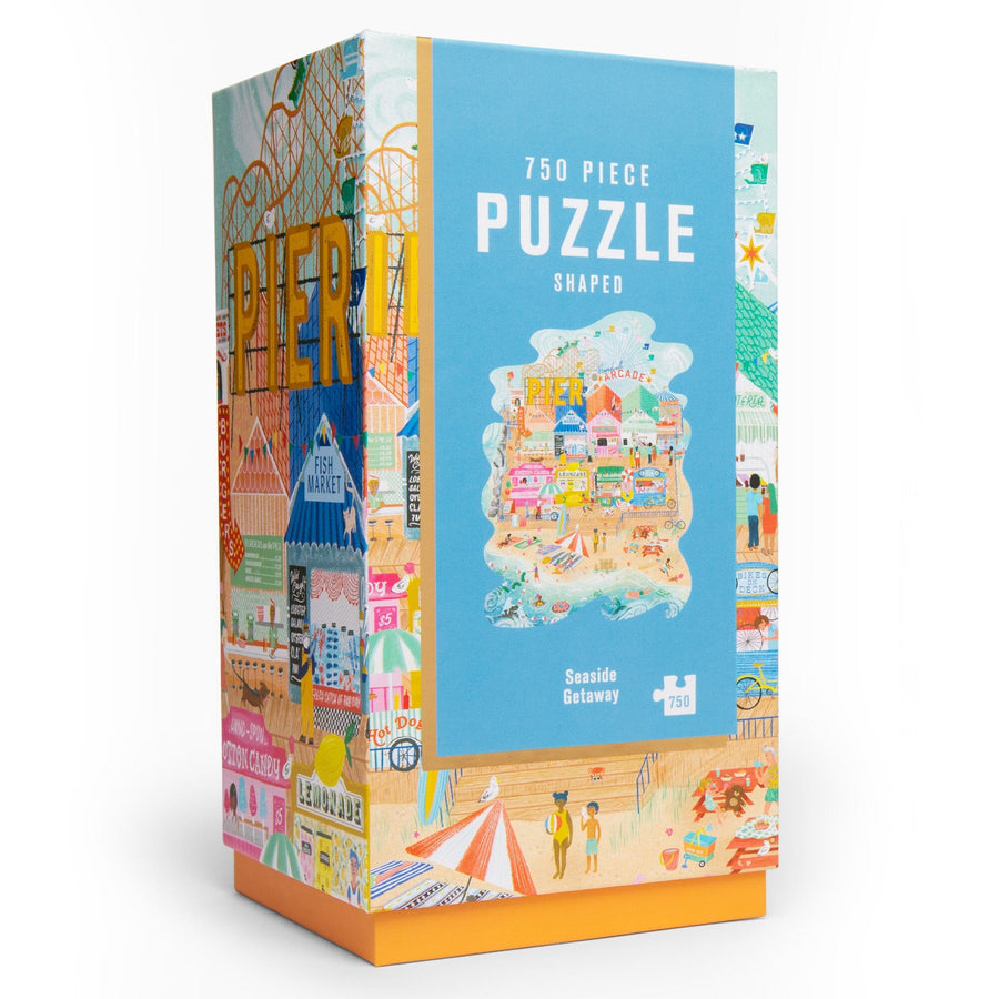 Lantern Press 750 Piece Jigsaw Puzzle, Seaside Getaway Firelight Mini Puzzles Lantern Press 