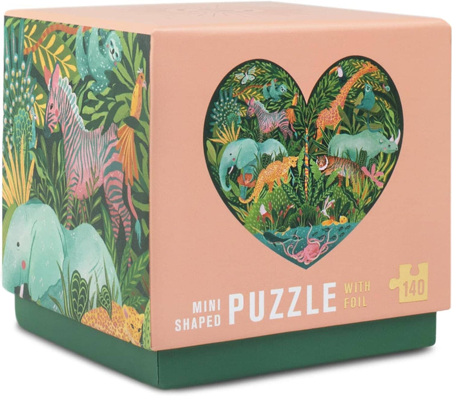 Lantern Press Mini Jigsaw Puzzle for Adults, Leave Her Wild Firelight Mini Puzzles Lantern Press 