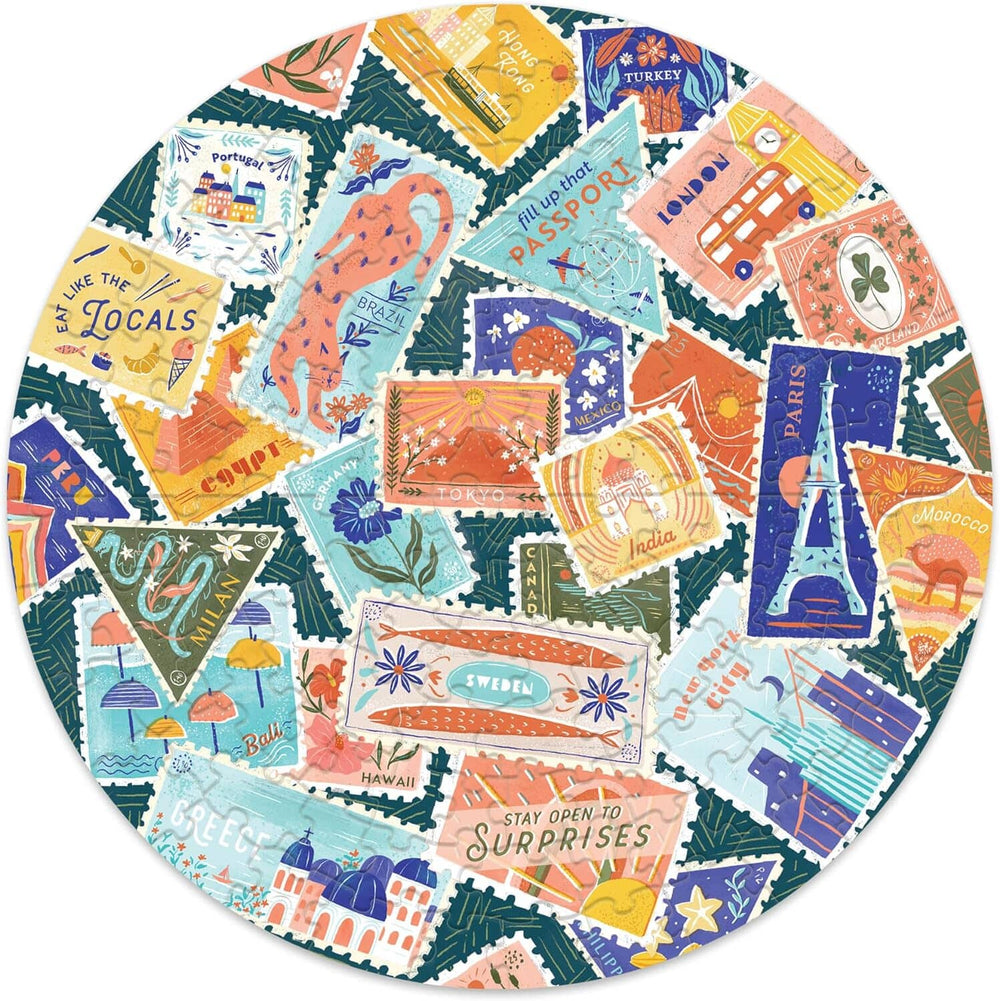 Lantern Press Mini Jigsaw Puzzle for Adults, Well Traveled Firelight Mini Puzzles Lantern Press 