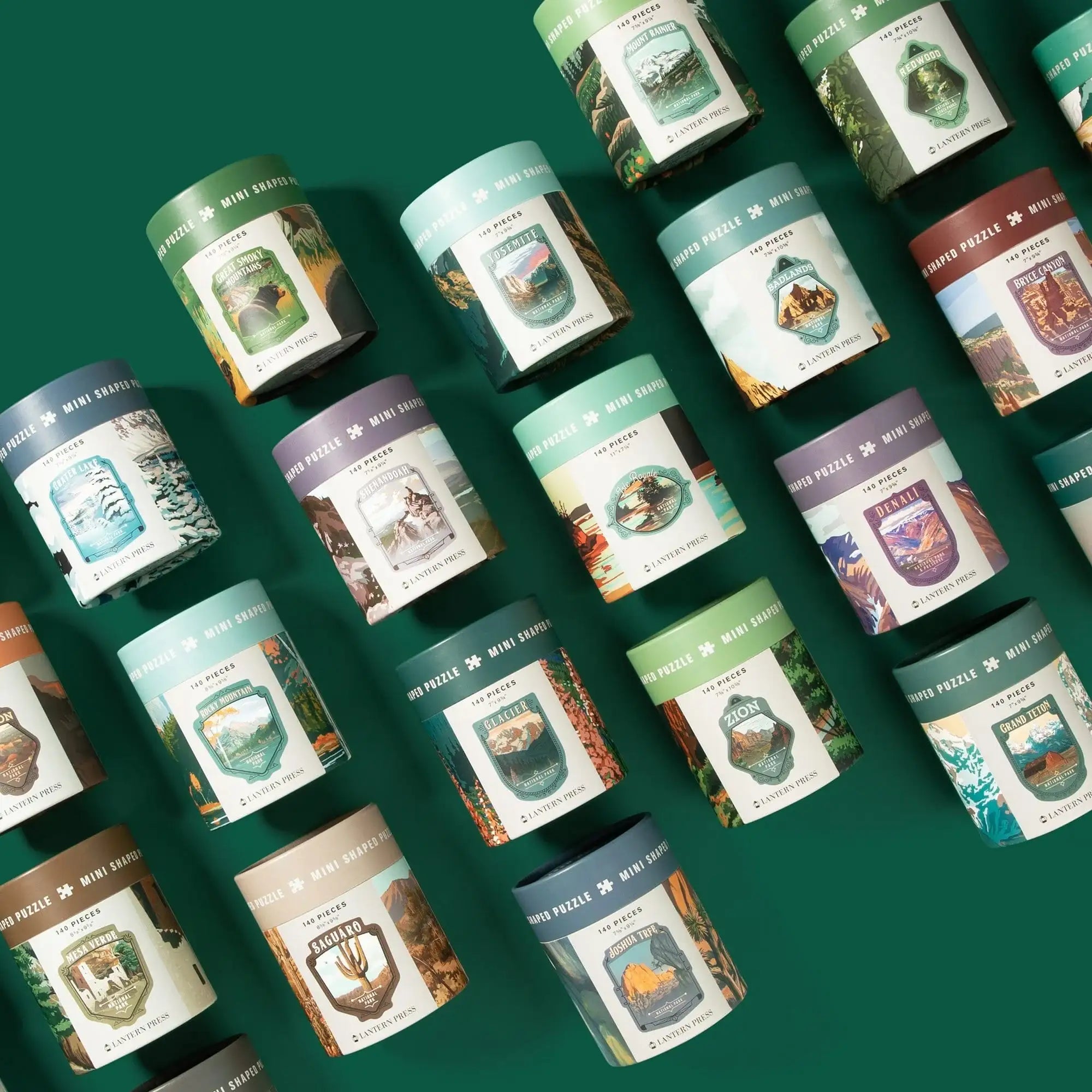 Lantern Press Mini Jigsaw Puzzle, Protect National Parks (Big Bend)