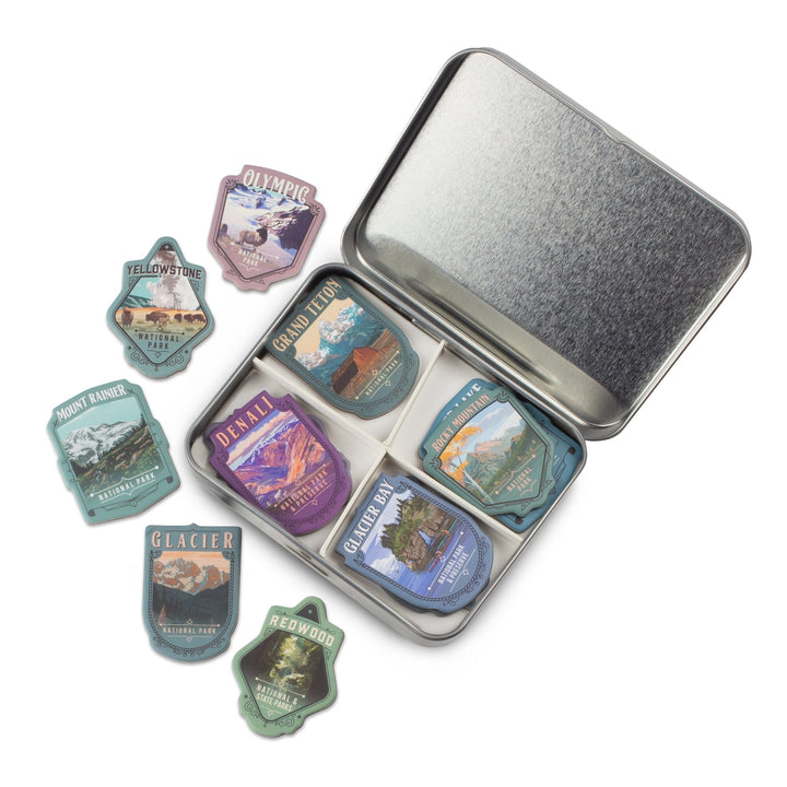 Lantern Press Protect Our National Parks Magnets Set of 12, Series 2 - Southwest Lantern Press 