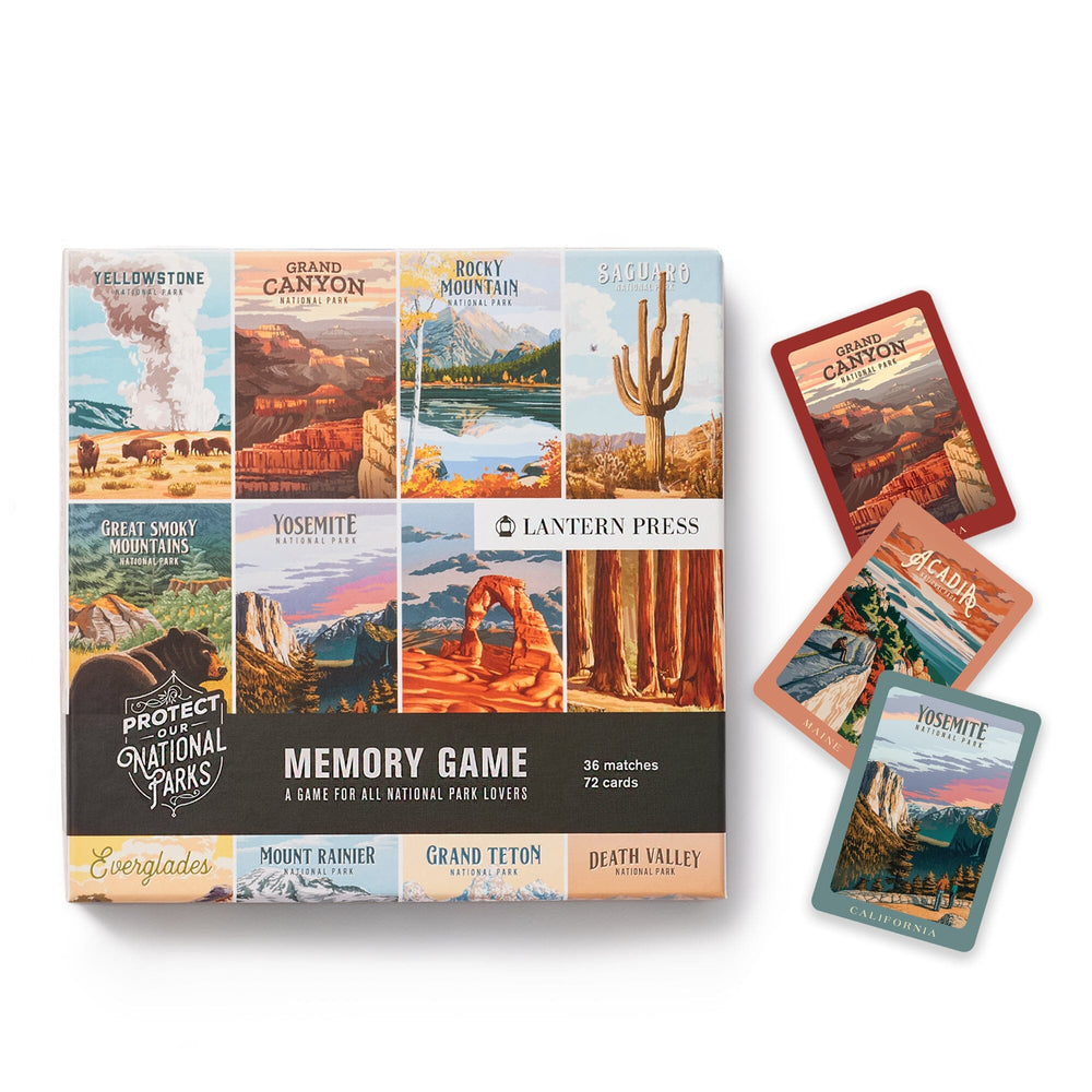 Lantern Press Protect Our National Parks Memory Game Lantern Press 