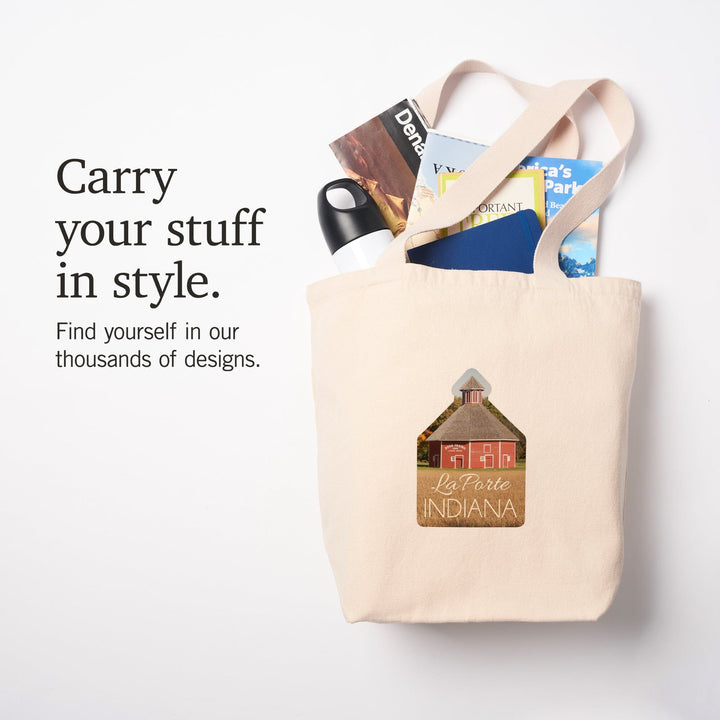 LaPorte, Indiana, Door Prairie,, Tote Bag Totes Lantern Press 