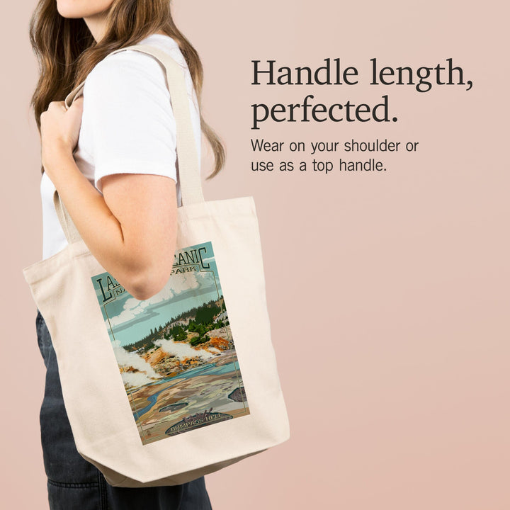 Lassen Volcanic National Park, California, Bumpass Hell Scene, Tote Bag Totes Lantern Press 