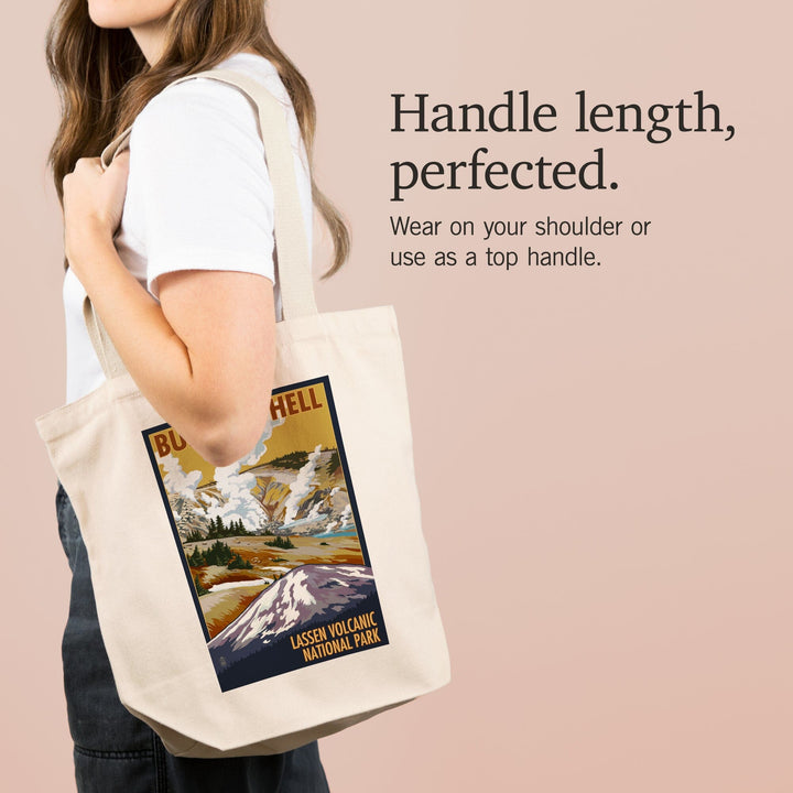 Lassen Volcanic National Park, California, Bumpass Hell, Tote Bag Totes Lantern Press 
