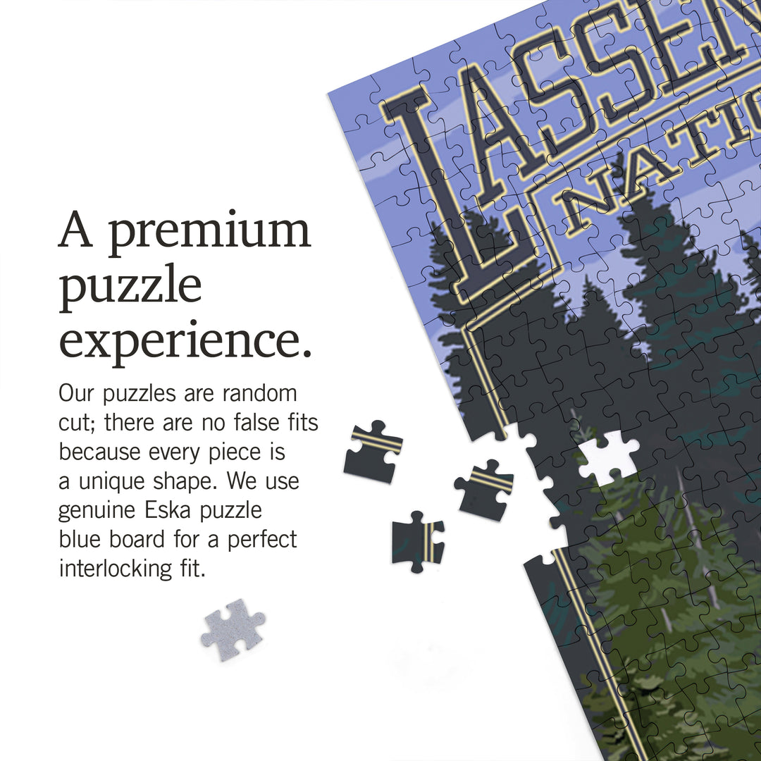 Lassen Volcanic National Park, California, Devil's Kitchen, Jigsaw Puzzle Puzzle Lantern Press 