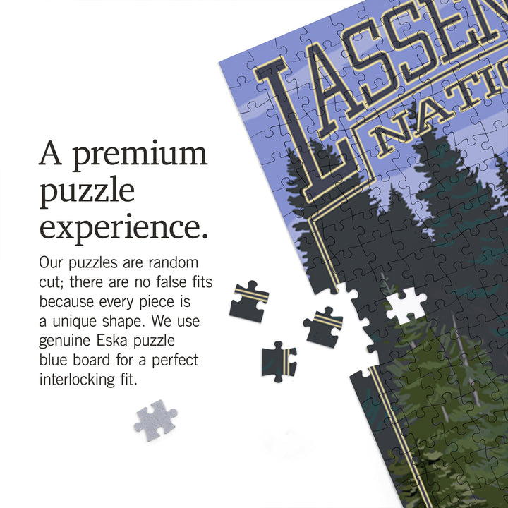 Lassen Volcanic National Park, California, Devil's Kitchen, Jigsaw Puzzle Puzzle Lantern Press 