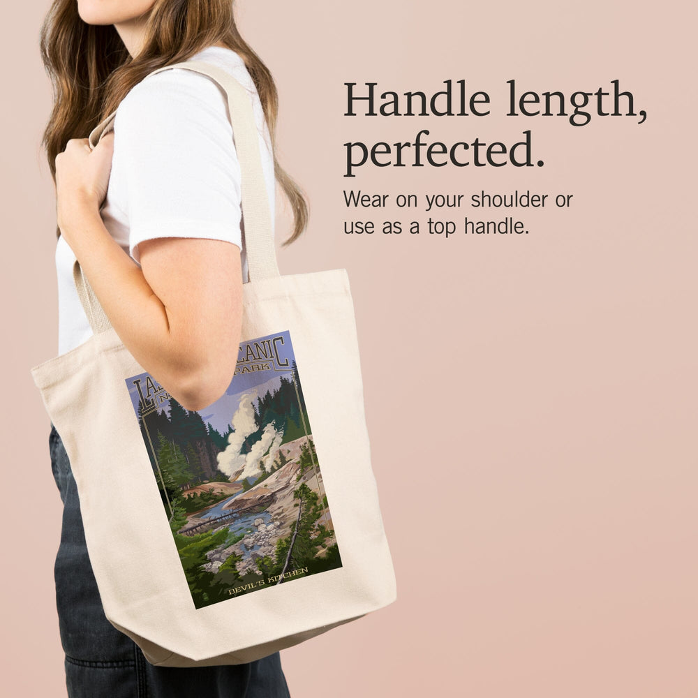 Lassen Volcanic National Park, California, Devil's Kitchen, Tote Bag Totes Lantern Press 