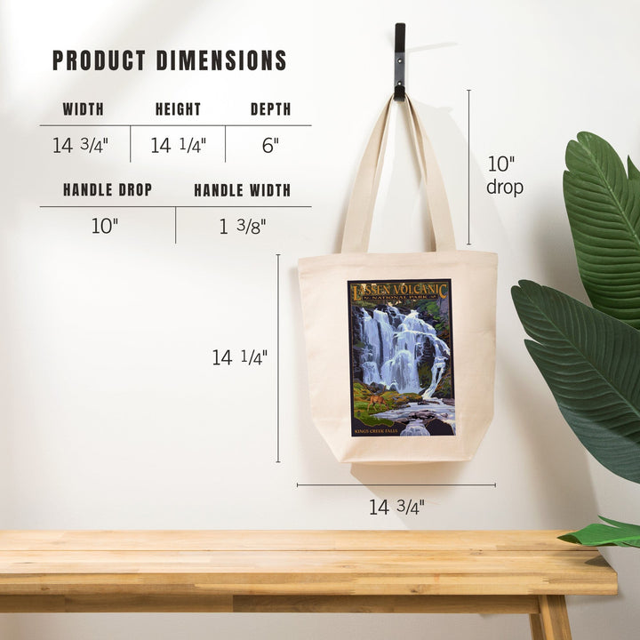 Lassen Volcanic National Park, California, Kings Creek Falls, Tote Bag Totes Lantern Press 