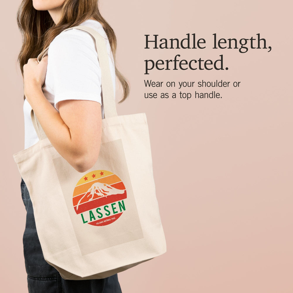 Lassen Volcanic National Park, California, Sun and Mountain,, Tote Bag Totes Lantern Press 