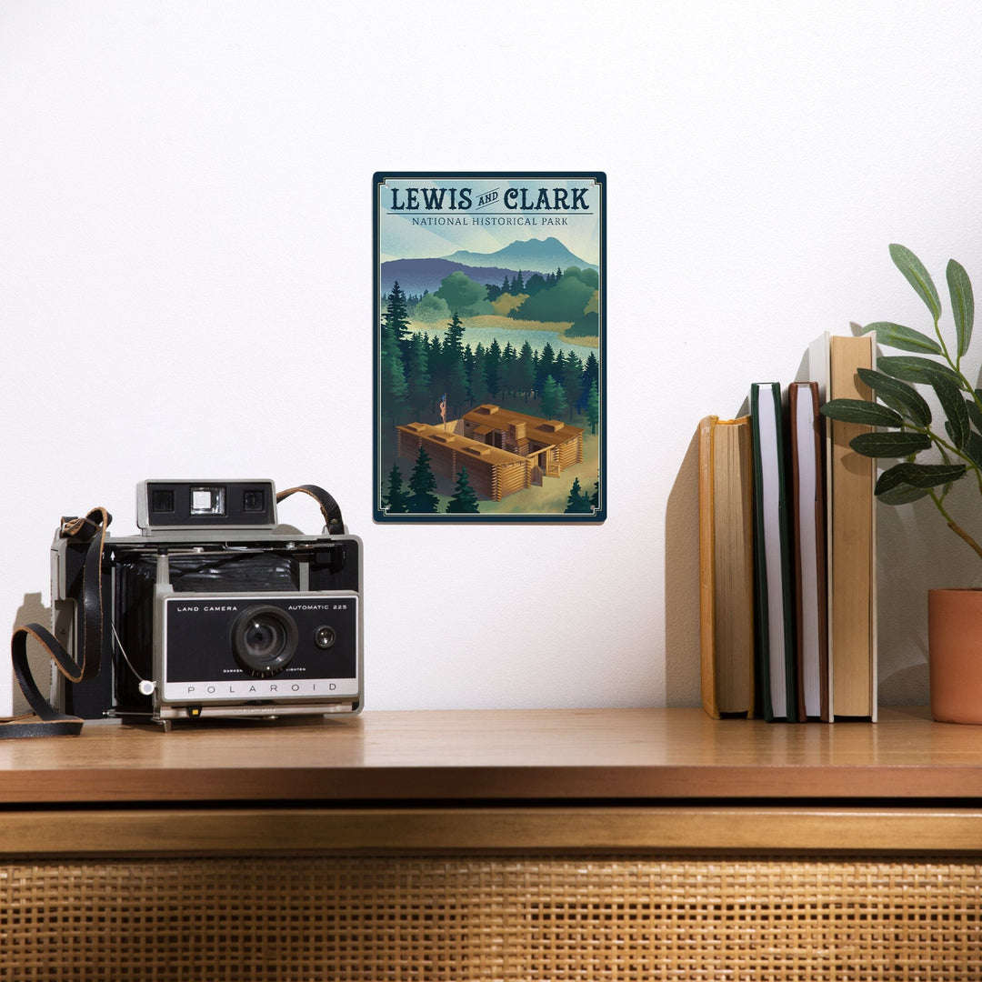 Lewis and Clark National Historical Park, Oregon, Lithograph, Metal Signs Metal Lantern Press 