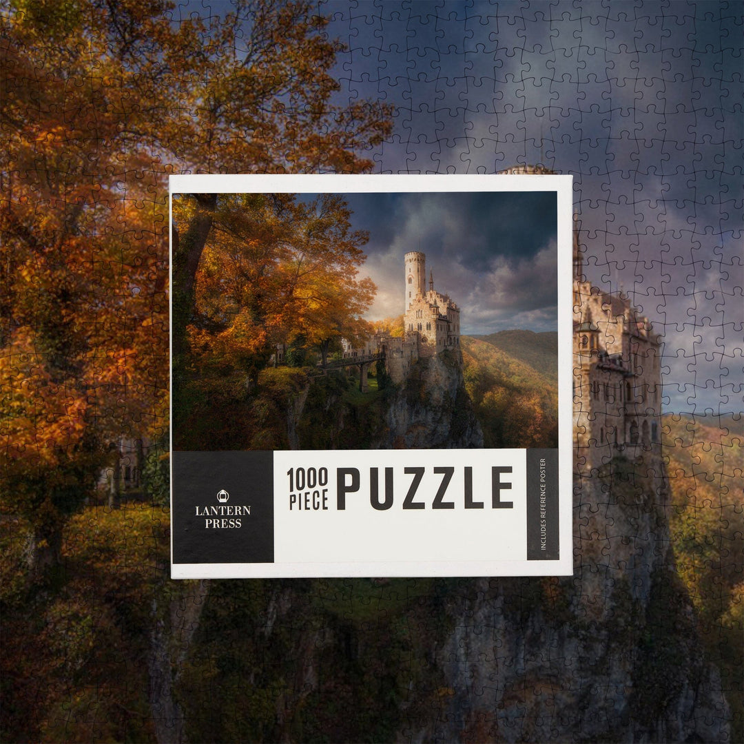 Lichtenstein Castle, Germany, Jigsaw Puzzle Puzzle Lantern Press 