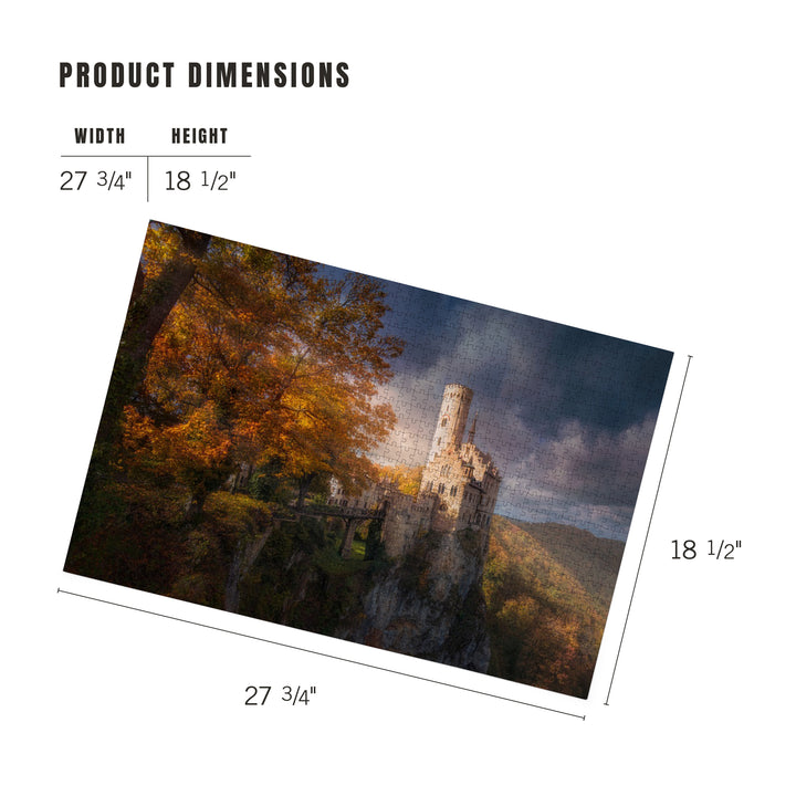Lichtenstein Castle, Germany, Jigsaw Puzzle Puzzle Lantern Press 