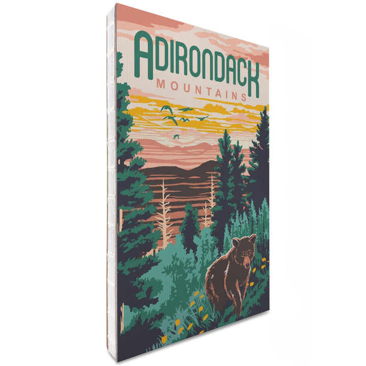 Lined 6x9 Journal, Adirondack Mountains, Explorer Series, Lay Flat, 193 Pages, FSC paper Home Lantern Press 