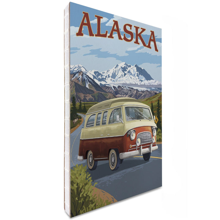 Lined 6x9 Journal, Alaska, Camper Van, Cruise, Lay Flat, 193 Pages, FSC paper Home Lantern Press 