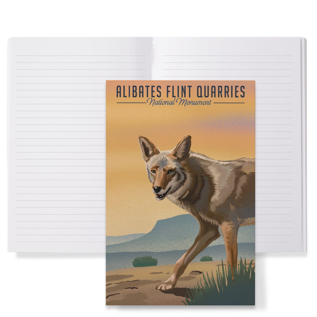 Lined 6x9 Journal, Alibates Flint Quarries National Monument, Texas, Coyote Litho, Lay Flat, 193 Pages, FSC paper Home Lantern Press 