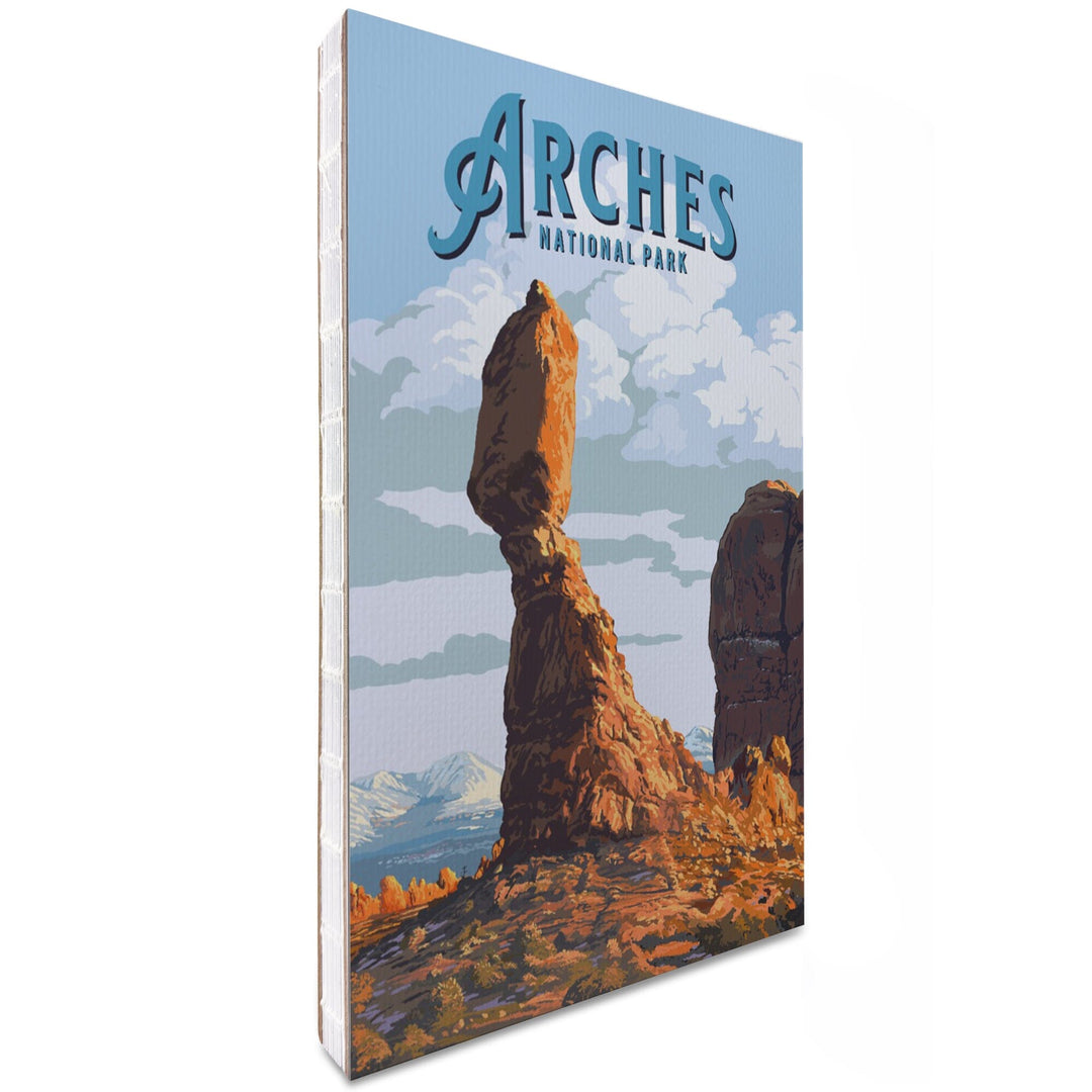 Lined 6x9 Journal, Arches National Park, Utah, Balanced Rock, Lay Flat, 193 Pages, FSC paper Home Lantern Press 