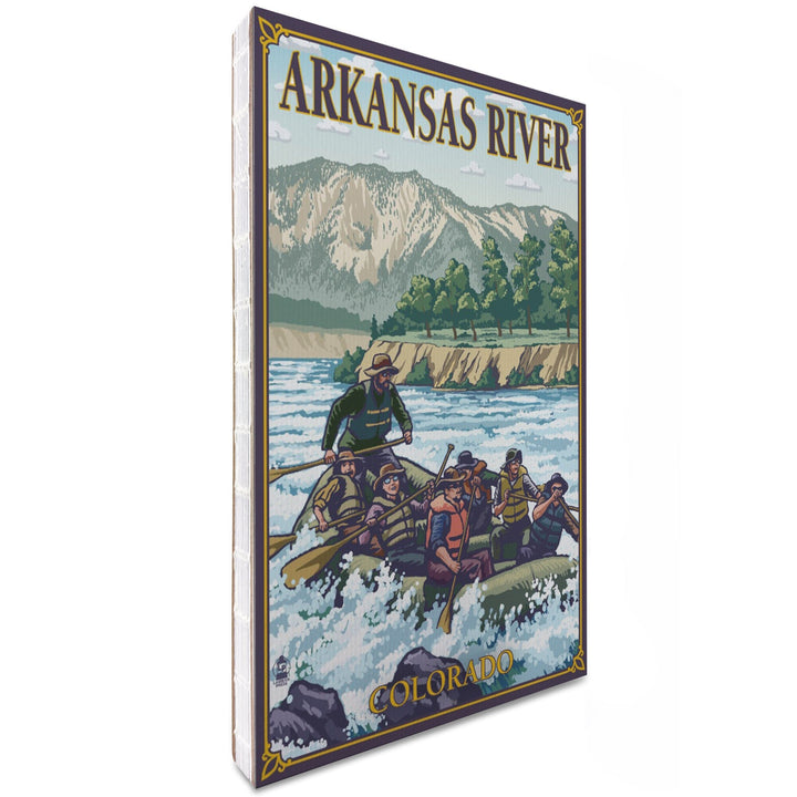 Lined 6x9 Journal, Arkansas River, Colorado, River Rafting, Lay Flat, 193 Pages, FSC paper Home Lantern Press 