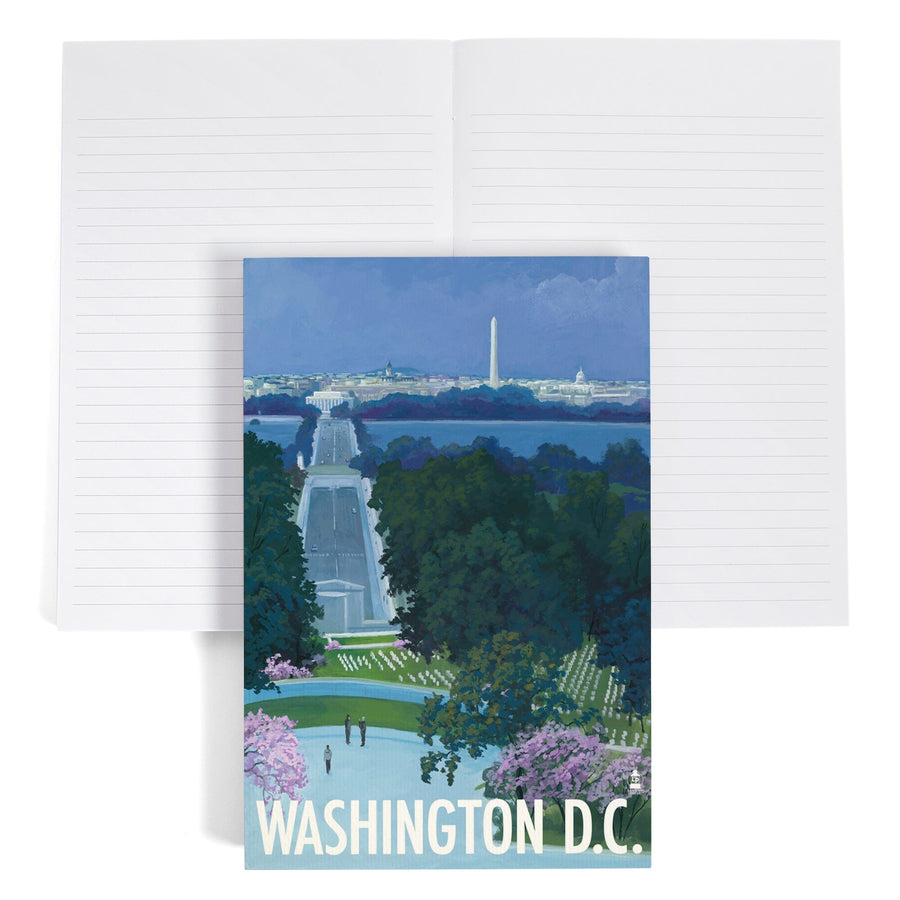 Lined 6x9 Journal, Arlington National Cemetery, Washington DC, Lay Flat, 193 Pages, FSC paper Home Lantern Press 