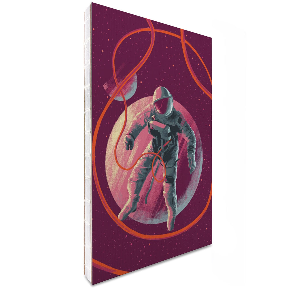 Lined 6x9 Journal, Because, Science Collection, Floating Astronaut, Lay Flat, 193 Pages, FSC paper Home Lantern Press 