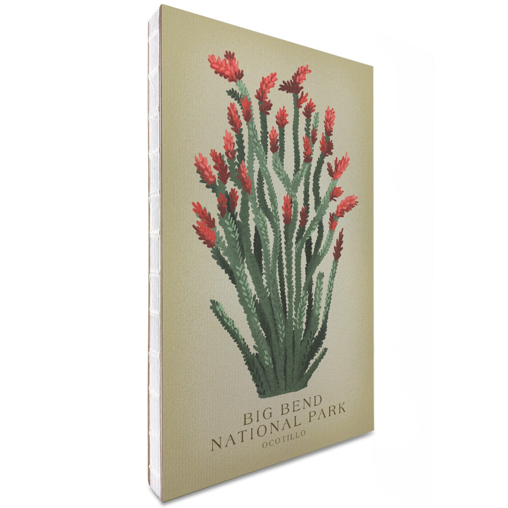 Lined 6x9 Journal, Big Bend National Park, Ocotillo, Vintage Flora, Lay Flat, 193 Pages, FSC paper Home Lantern Press 