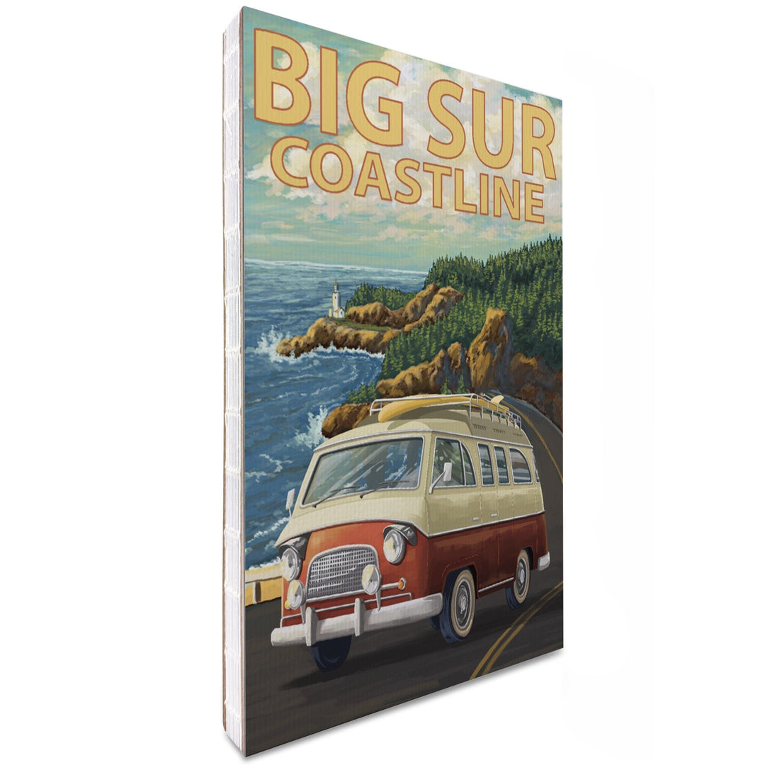 Lined 6x9 Journal, Big Sur, California, Camper Van, Lay Flat, 193 Pages, FSC paper Home Lantern Press 