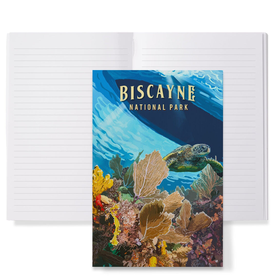 Lined 6x9 Journal, Biscayne National Park, Florida, Painterly National Park Series, Lay Flat, 193 Pages, FSC paper Home Lantern Press 