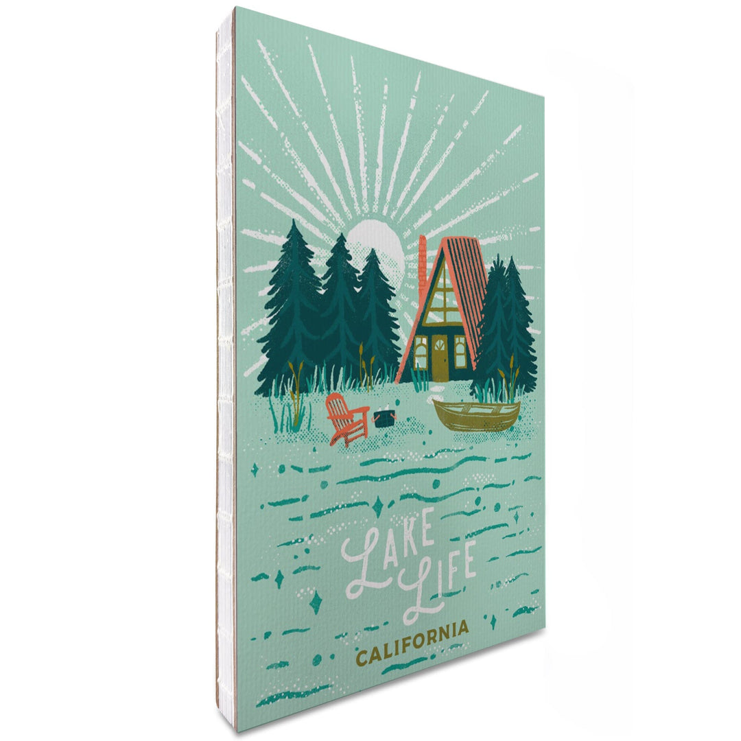 Lined 6x9 Journal, California, Lake Life Series, Lake Life, Lay Flat, 193 Pages, FSC paper Home Lantern Press 