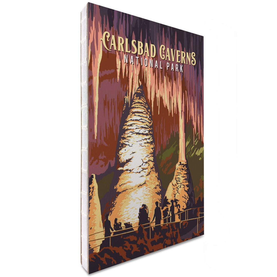 Lined 6x9 Journal, Carlsbad Caverns National Park, New Mexico, Painterly National Park Series, Lay Flat, 193 Pages, FSC paper Home Lantern Press 