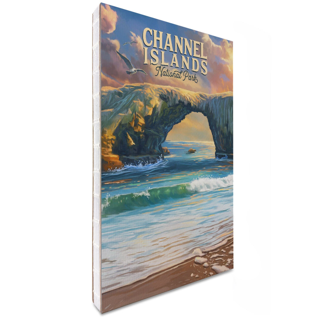 Lined 6x9 Journal, Channel Islands National Park, California, Oil Painting, Lay Flat, 193 Pages, FSC paper Home Lantern Press 