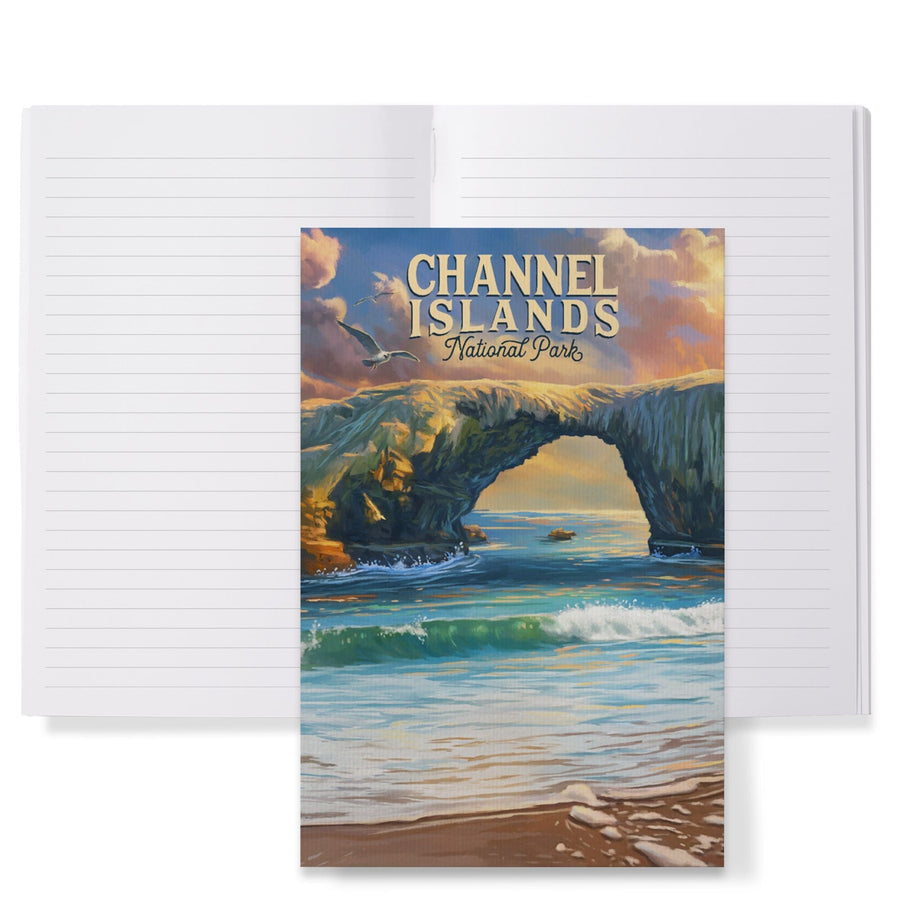 Lined 6x9 Journal, Channel Islands National Park, California, Oil Painting, Lay Flat, 193 Pages, FSC paper Home Lantern Press 