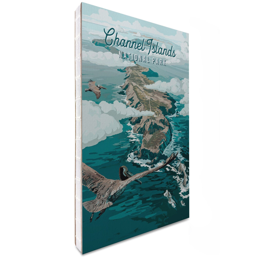 Lined 6x9 Journal, Channel Islands National Park, California, Painterly National Park Series, Lay Flat, 193 Pages, FSC paper Home Lantern Press 