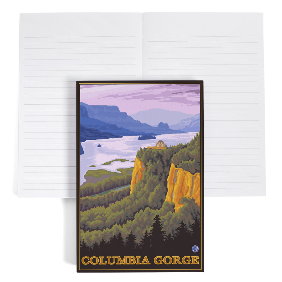 Lined 6x9 Journal, Columbia Gorge, Oregon and Washington, Lay Flat, 193 Pages, FSC paper Home Lantern Press 