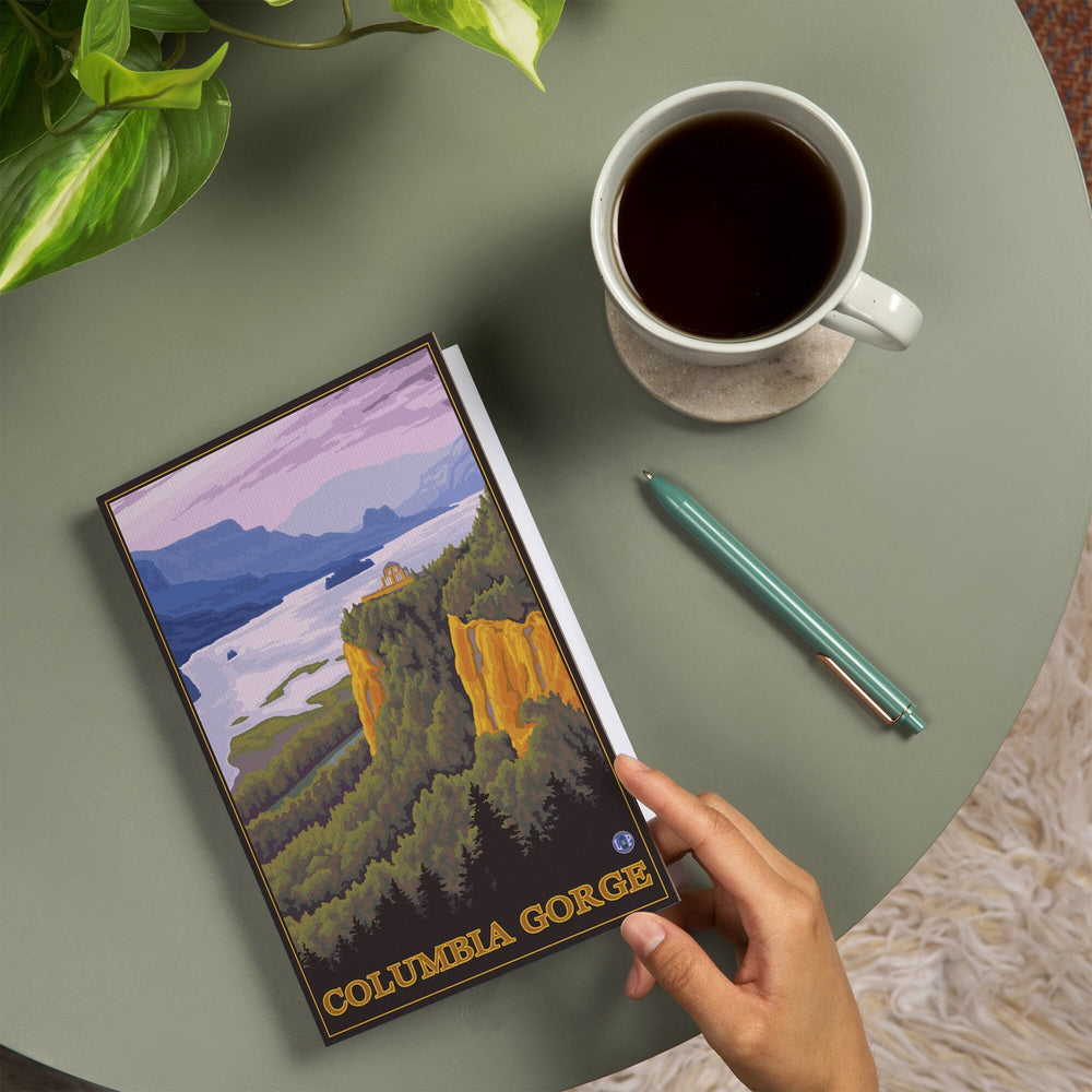 Lined 6x9 Journal, Columbia Gorge, Oregon and Washington, Lay Flat, 193 Pages, FSC paper Home Lantern Press 