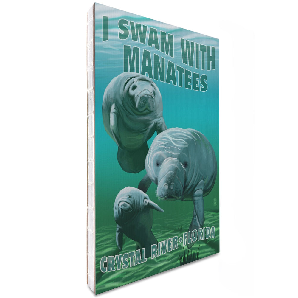 Lined 6x9 Journal, Crystal River, Florida, I Swam with Manatees, Lay Flat, 193 Pages, FSC paper Home Lantern Press 