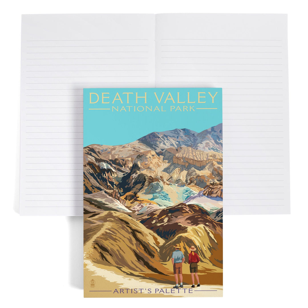 Lined 6x9 Journal, Death Valley National Park, California, Artist's Palette, Painterly Series, Lay Flat, 193 Pages, FSC paper Home Lantern Press 