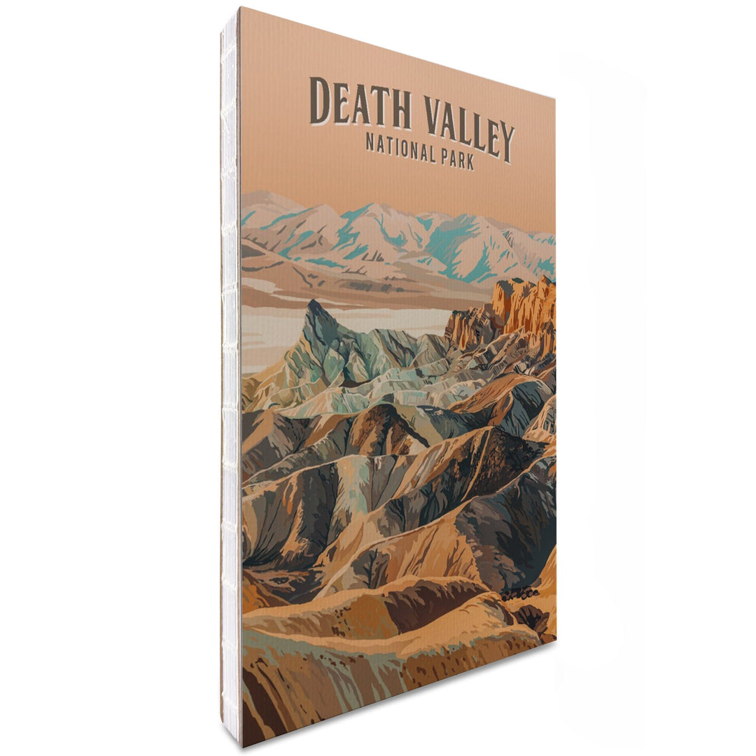 Lined 6x9 Journal, Death Valley National Park, California, Painterly National Park Series, Lay Flat, 193 Pages, FSC paper Home Lantern Press 