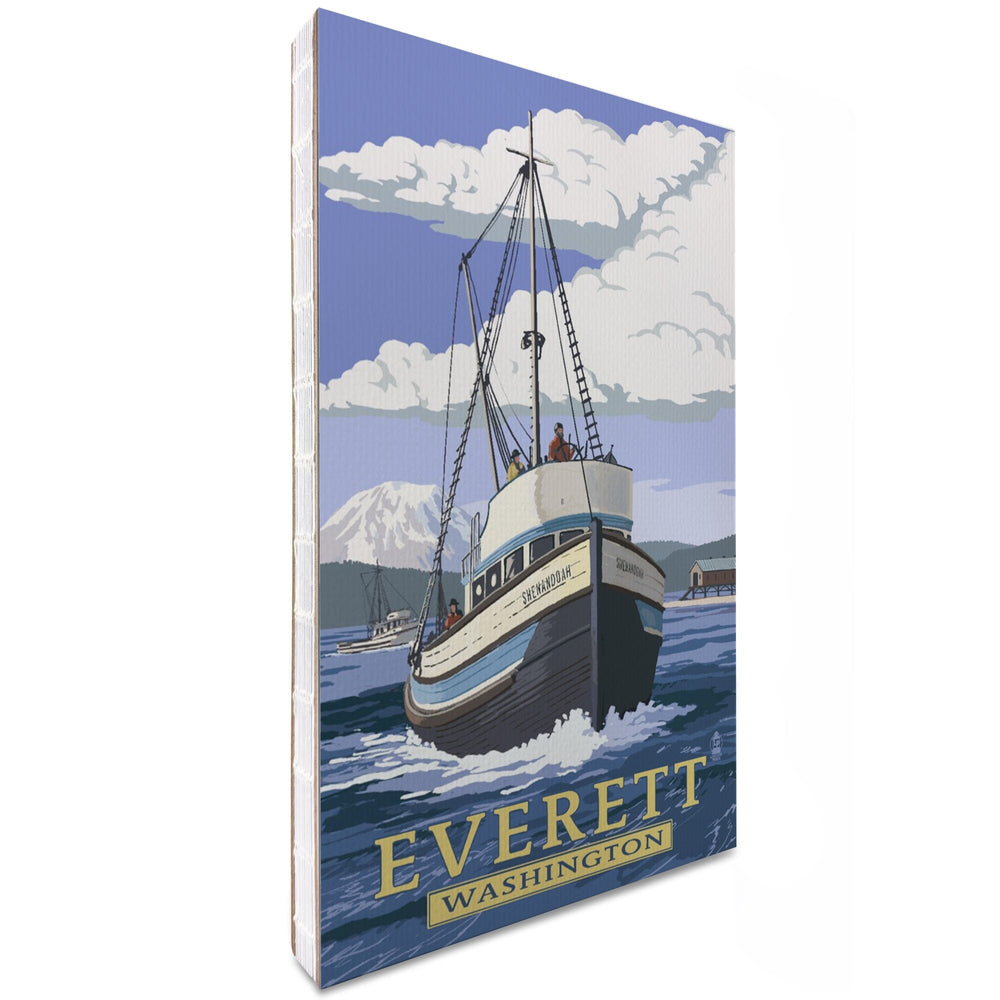 Lined 6x9 Journal, Everett, Washington, Shenandoah, Lay Flat, 193 Pages, FSC paper Home Lantern Press 