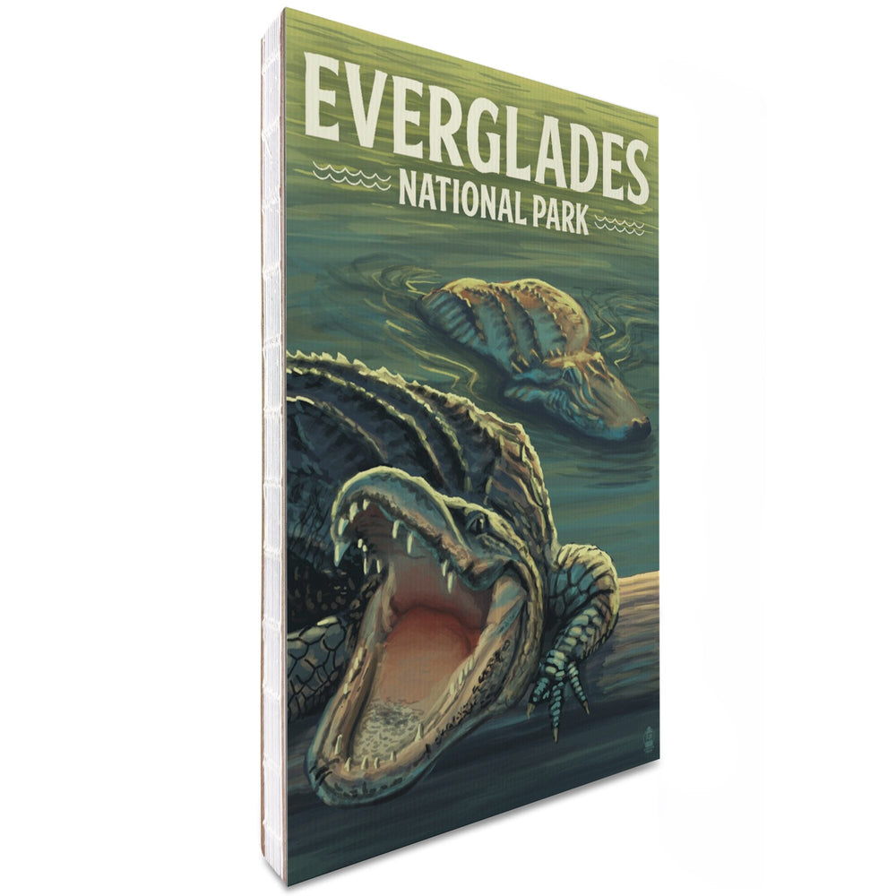 Lined 6x9 Journal, Everglades National Park, Florida, Alligators, Lay Flat, 193 Pages, FSC paper Home Lantern Press 