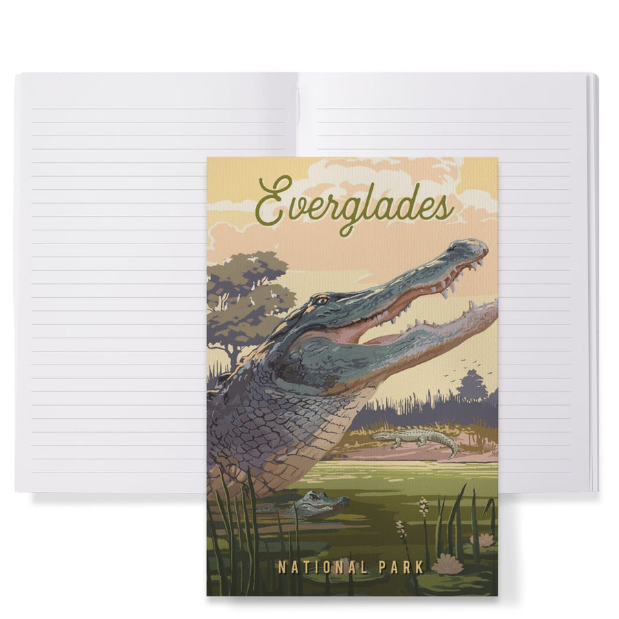 Lined 6x9 Journal, Everglades National Park, Florida, Painterly National Park Series, Lay Flat, 193 Pages, FSC paper Home Lantern Press 