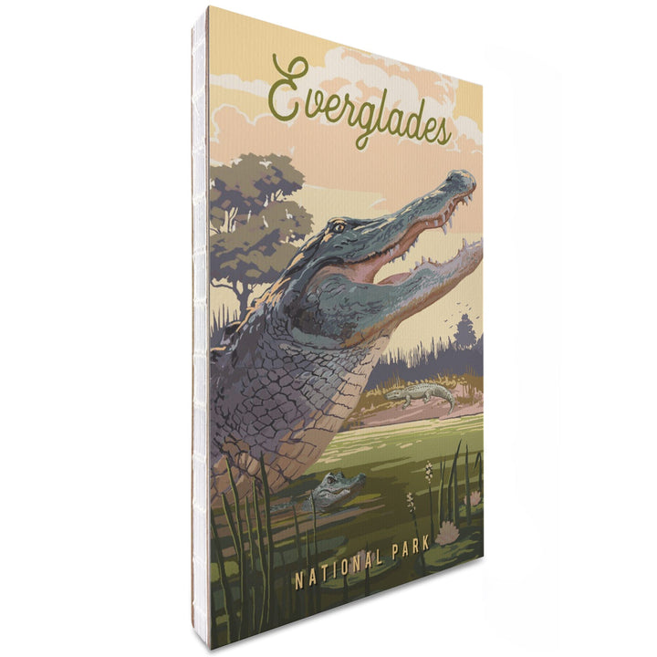 Lined 6x9 Journal, Everglades National Park, Florida, Painterly National Park Series, Lay Flat, 193 Pages, FSC paper Home Lantern Press 