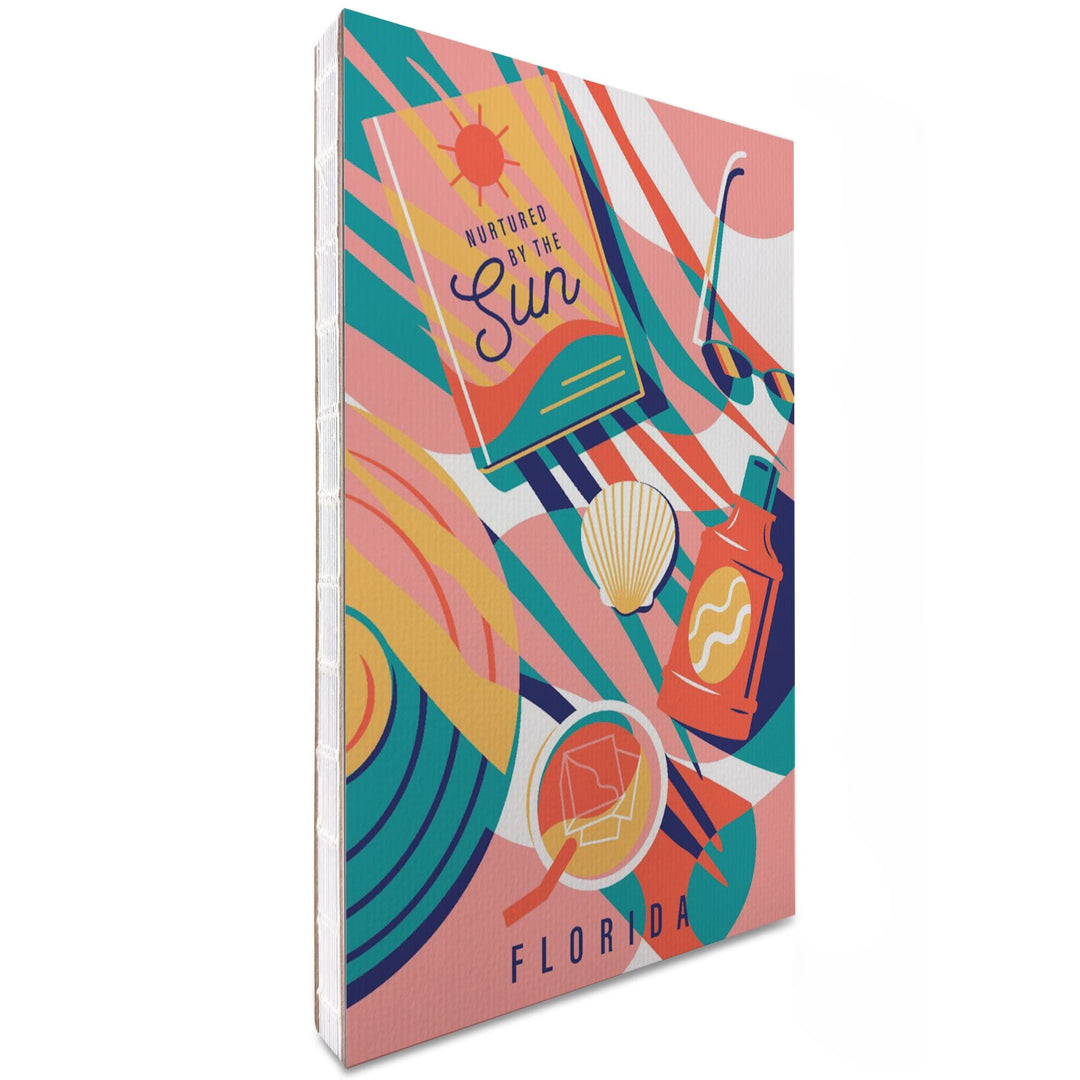 Lined 6x9 Journal, Florida, Beach Bliss Collection, Beach Towel, Lay Flat, 193 Pages, FSC paper Home Lantern Press 