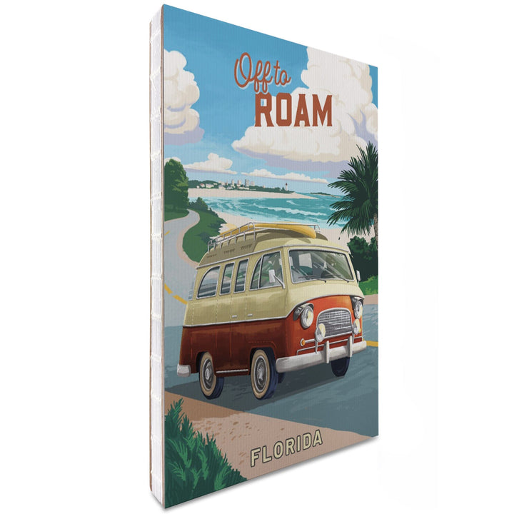 Lined 6x9 Journal, Florida, Camper Van Coastal, Lay Flat, 193 Pages, FSC paper Home Lantern Press 