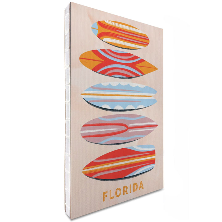 Lined 6x9 Journal, Florida, Secret Surf Spot Collection, Surfboards, Lay Flat, 193 Pages, FSC paper Home Lantern Press 