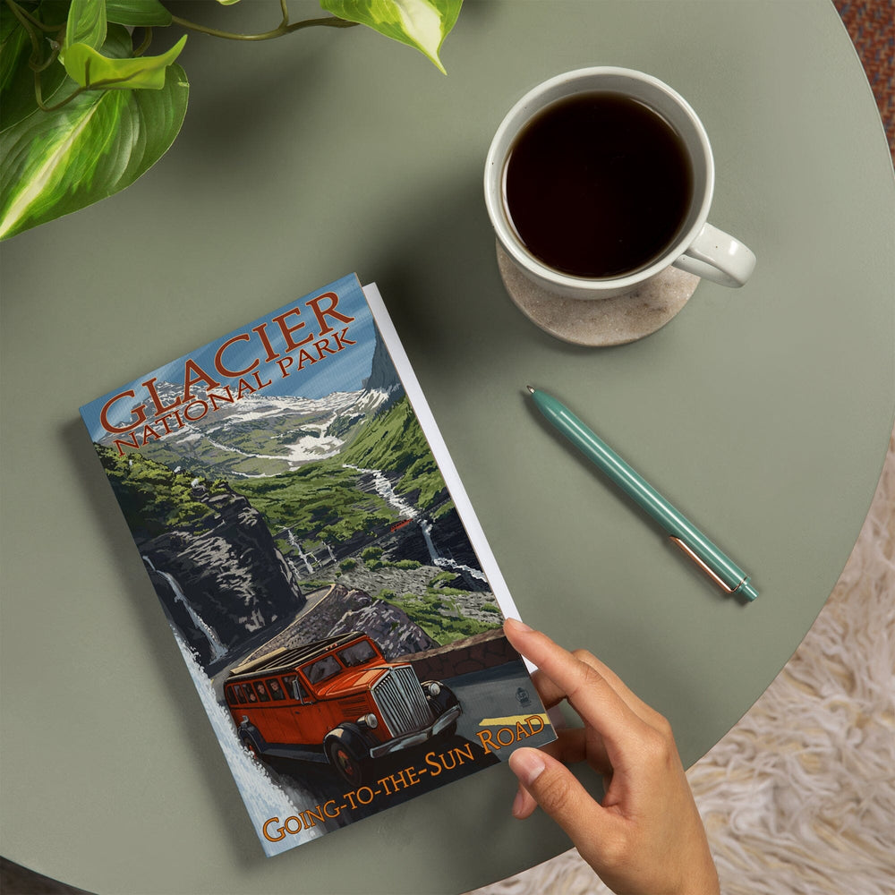 Lined 6x9 Journal, Glacier National Park, Montana, Going-To-The-Sun Road, Lay Flat, 193 Pages, FSC paper Home Lantern Press 