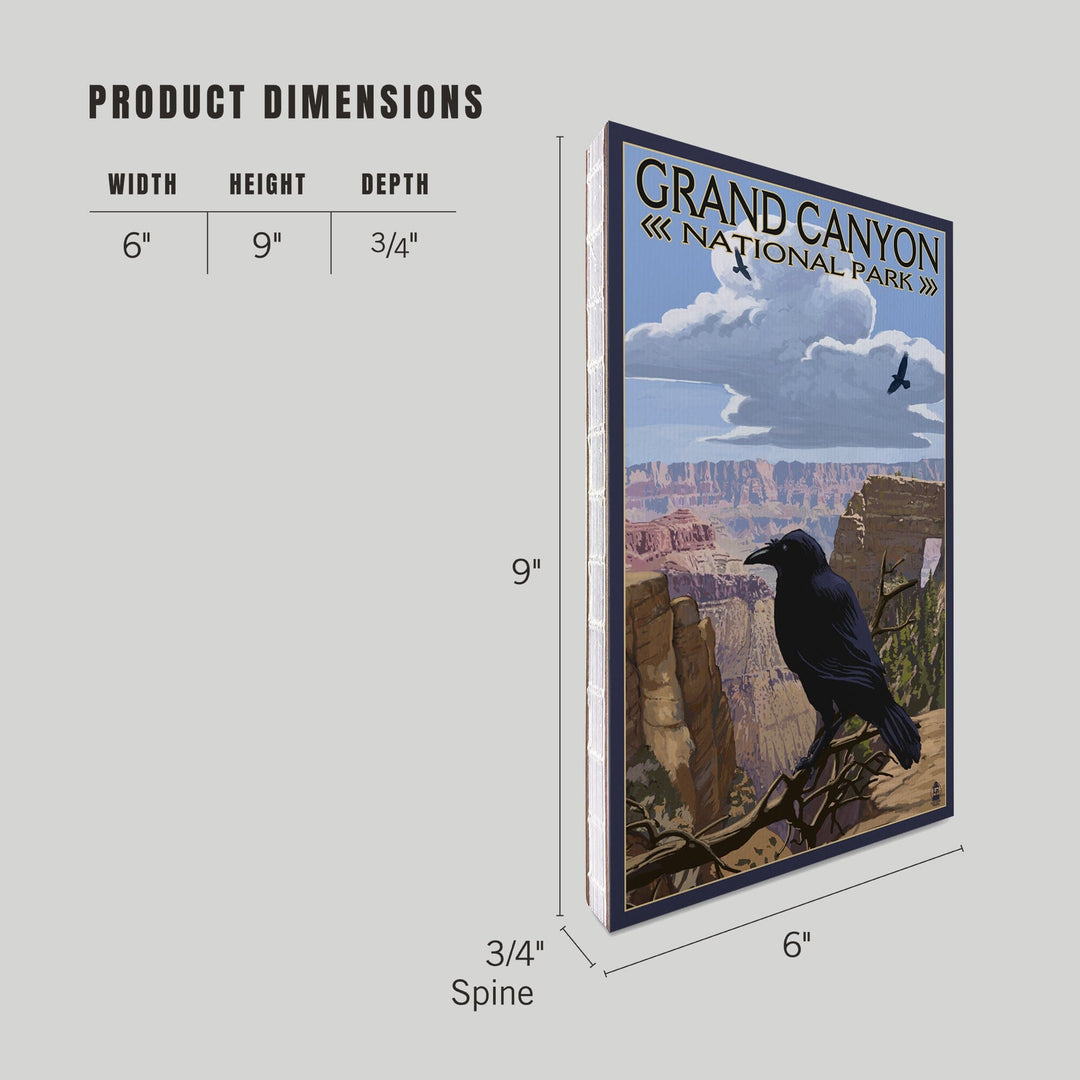 Lined 6x9 Journal, Grand Canyon National Park, Arizona, Ravens and Angels Window, Lay Flat, 193 Pages, FSC paper Home Lantern Press 