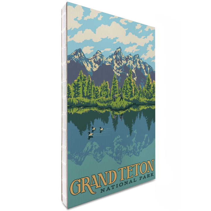 Lined 6x9 Journal, Grand Teton National Park, Wyoming, Explorer Series, Lay Flat, 193 Pages, FSC paper Home Lantern Press 