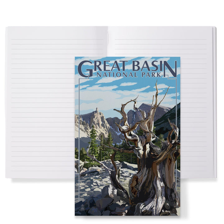 Lined 6x9 Journal, Great Basin National Park, Wheeler Peak, Lay Flat, 193 Pages, FSC paper Home Lantern Press 