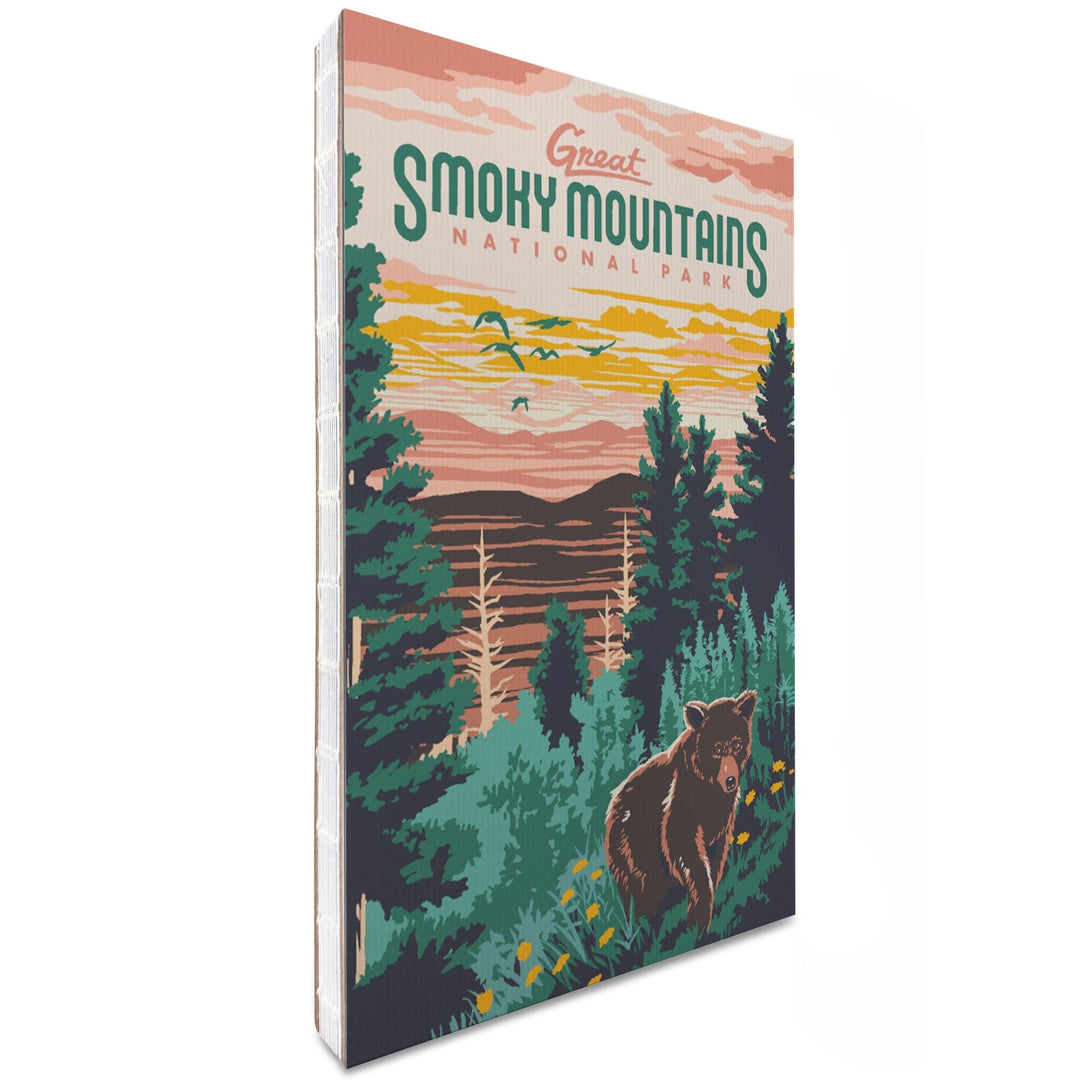 Lined 6x9 Journal, Great Smoky Mountains National Park, Explorer Series, Lay Flat, 193 Pages, FSC paper Home Lantern Press 