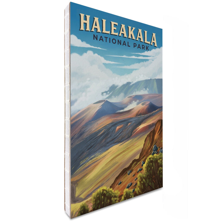 Lined 6x9 Journal, Haleakalā National Park, Hawaii, Oil Painting, Lay Flat, 193 Pages, FSC paper Home Lantern Press 